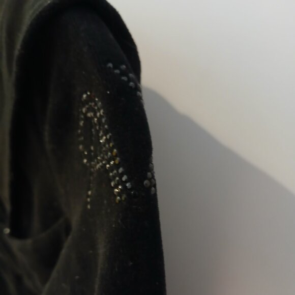 Armani Exchange Velour Zip Hoodie - Picture 2 of 8